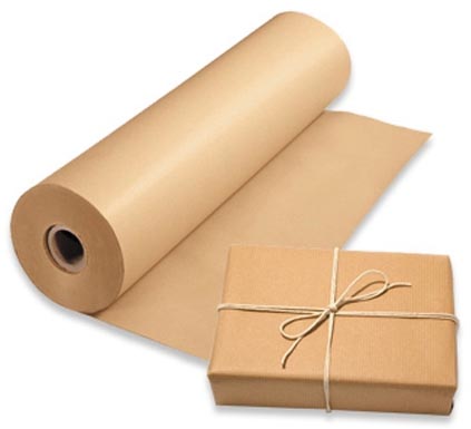 Brandless - Verpackungspapier auf Roll, 70 g/m², 300 m x 70 cm, Kraft