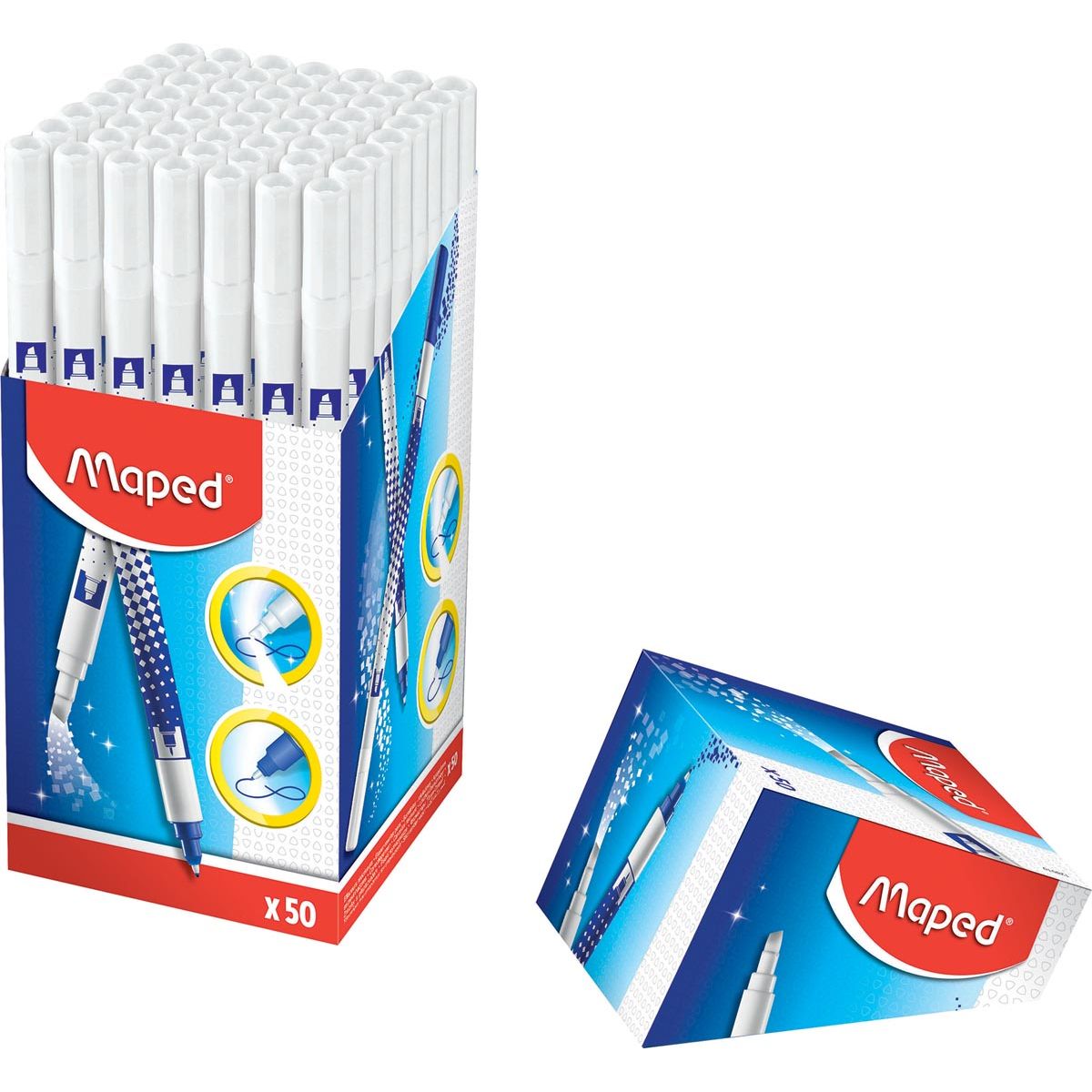 Maped -  inktuitwisser, schuine punt