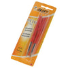 Bic - Bolígrafo M10 mediano rojo bister, 2 piezas