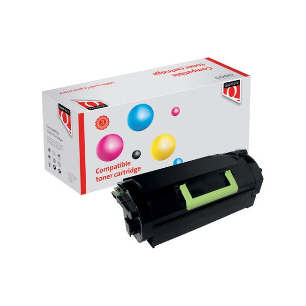 Tonercartridge quantore Alternative pour lexmark 62d2h00 noir