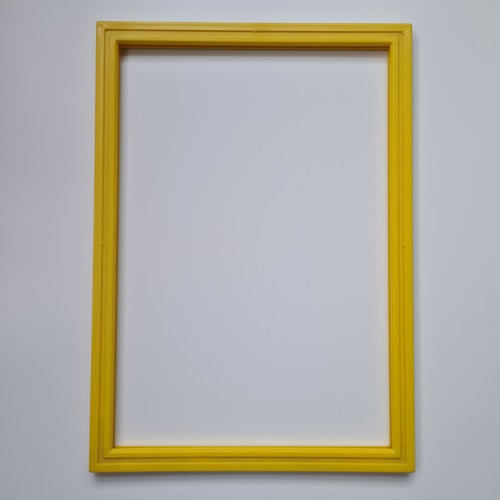 Klika - Price card frame A4 yellow Deco