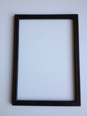 Klika - Price card frame A4-plus black laminate
