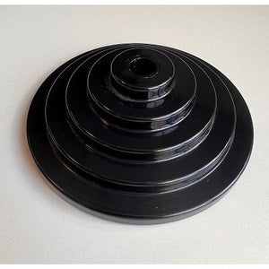 Klika -  Voetplaat zwart trapvorm Deco 1/Deco 2