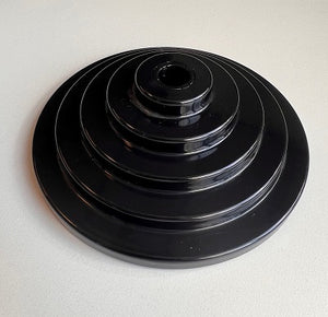Klika -  Voetplaat zwart trapvorm Deco 1/Deco 2