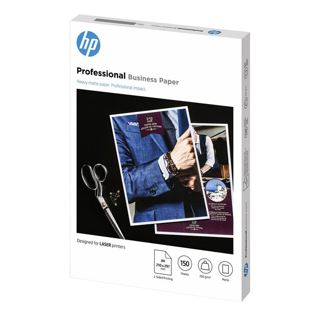 HP - Papier photo 7mv80a a4 laser 200gr mat