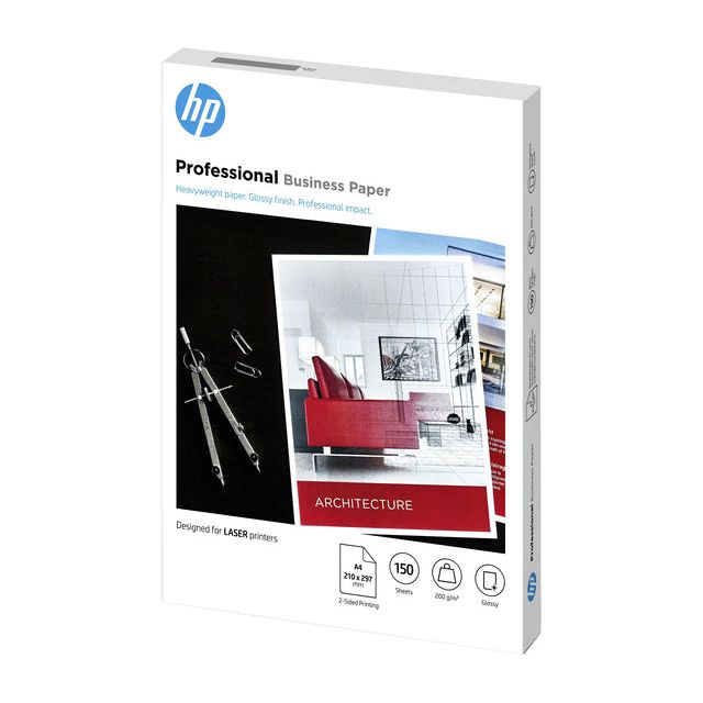 HP - Photo Paper HP 7MV83A A4 Laser 200gr Gloss | Pack de 150 feuilles