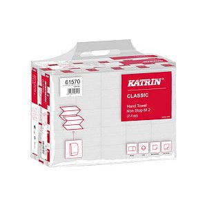 Katrin - Handdoek katrin zvouw 2laags wit 240x240mm | Pak a 25 stuk