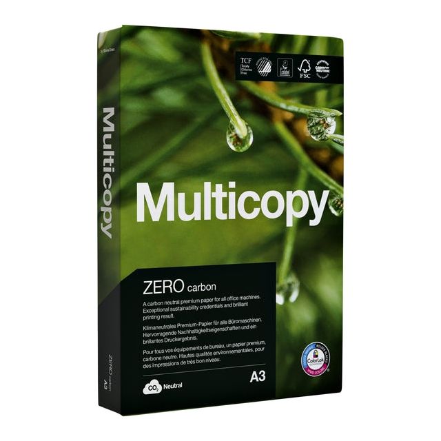 Quantore - Kopieerpapier Zero A3 80gr wit 500vel | 5 stuks