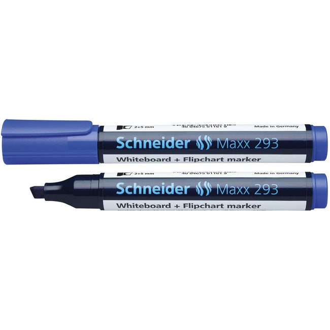 Schneider - whiteboard + flipchart marker Maxx 293 blauw