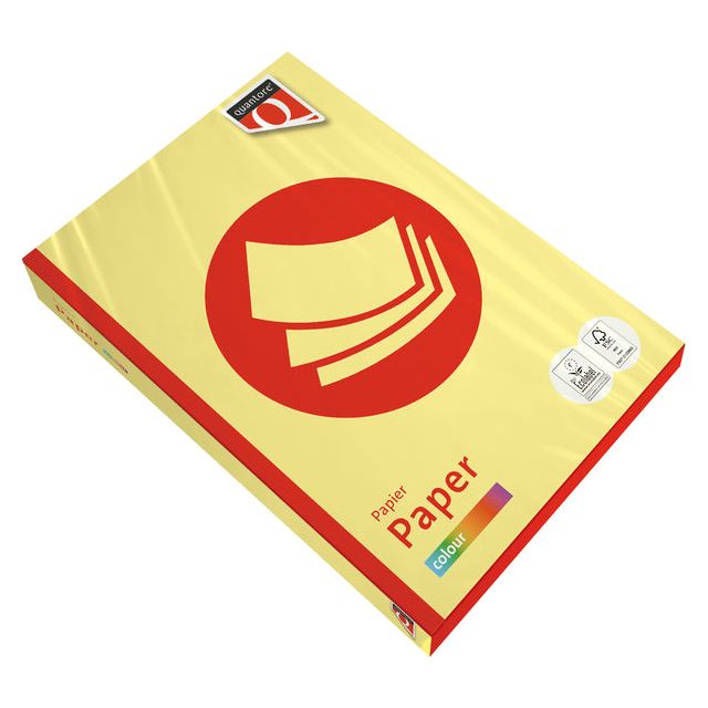 Papier copie Fastprint A4 80gr jaune 500 feuilles