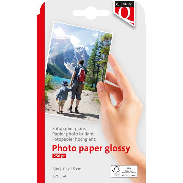 Quantore - Fotopapier 10x15cm Gloss 50vel 245gr | 50 Blätter