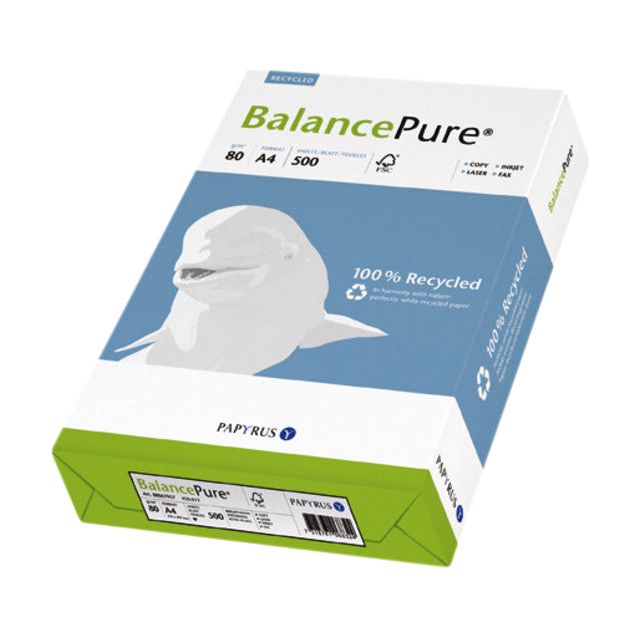 Balance - Copier Paper Balance Pure A4 80gr White | Pak une feuille de 500 | 5 pièces