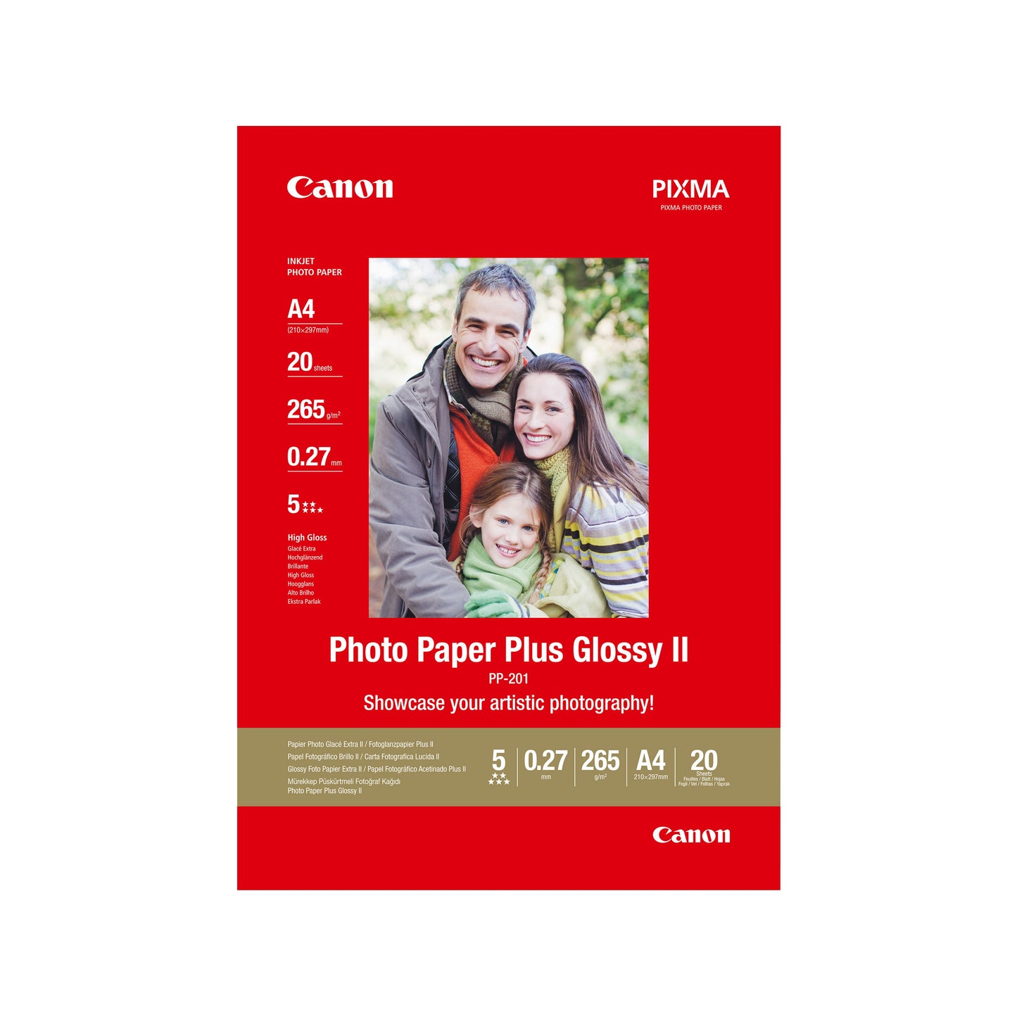 Canon -  2311B019 pak fotopapier A4 Wit Glans