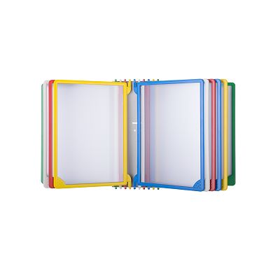 Klika - PLU Wandhalter mit 10 Fenstern A4 schwarz