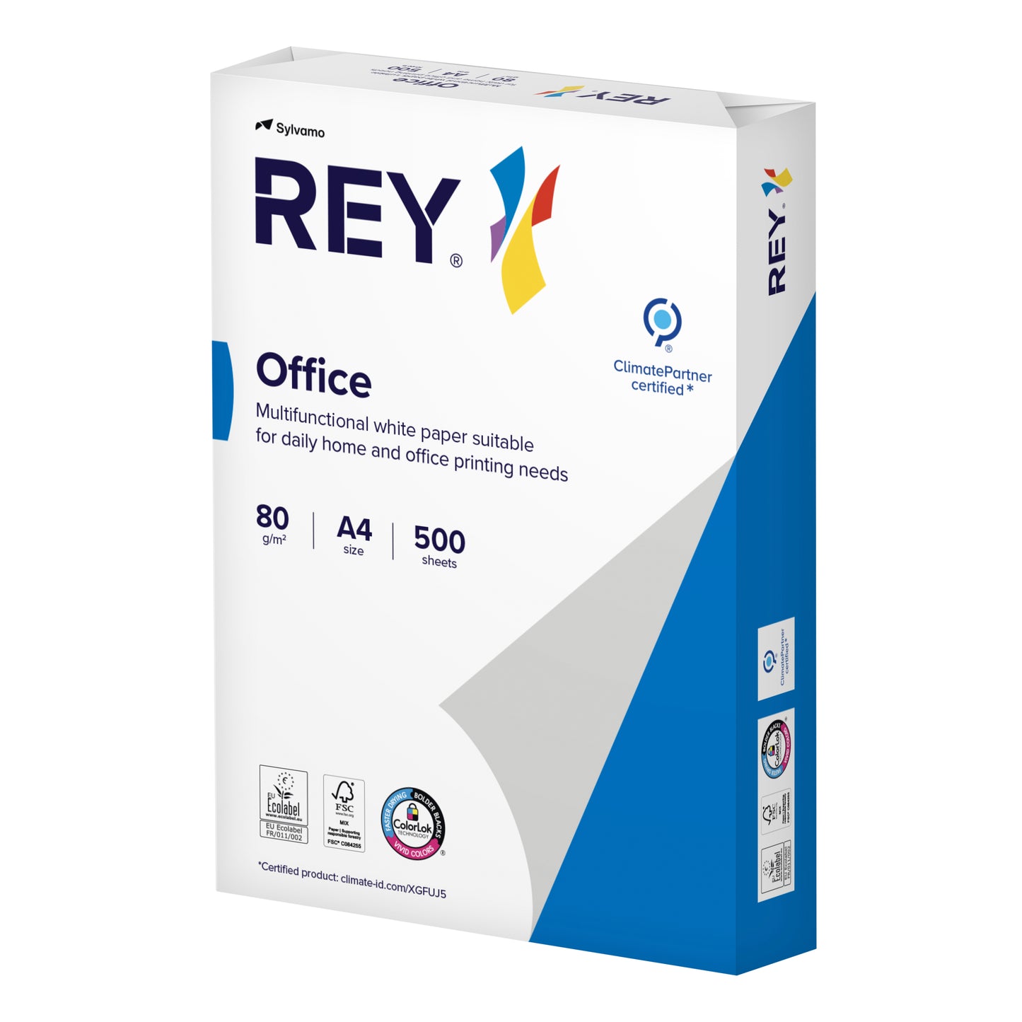 Rey - Copy paper A4 80gr white 500 sheets