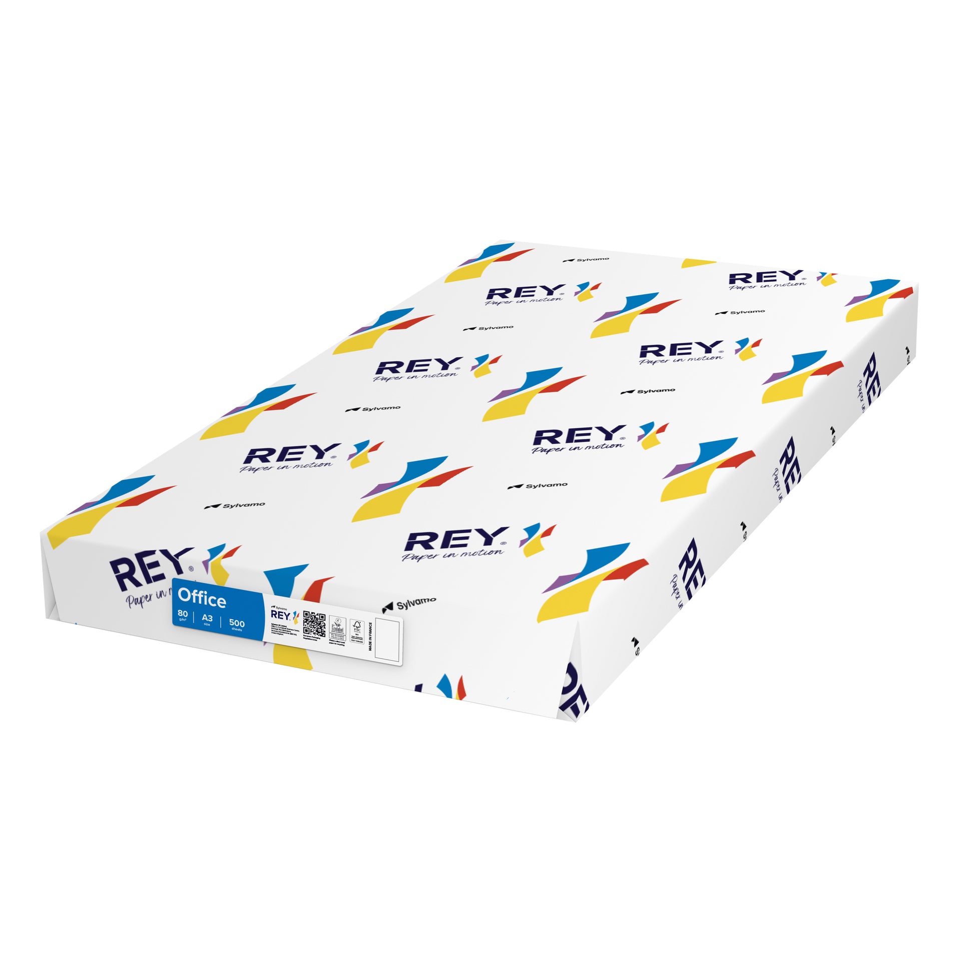 Rey - Papel fotocopia A3 80gr blanco 500 hojas
