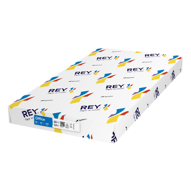 Rey - Carta per fotocopie A3 80gr bianca 500 fogli