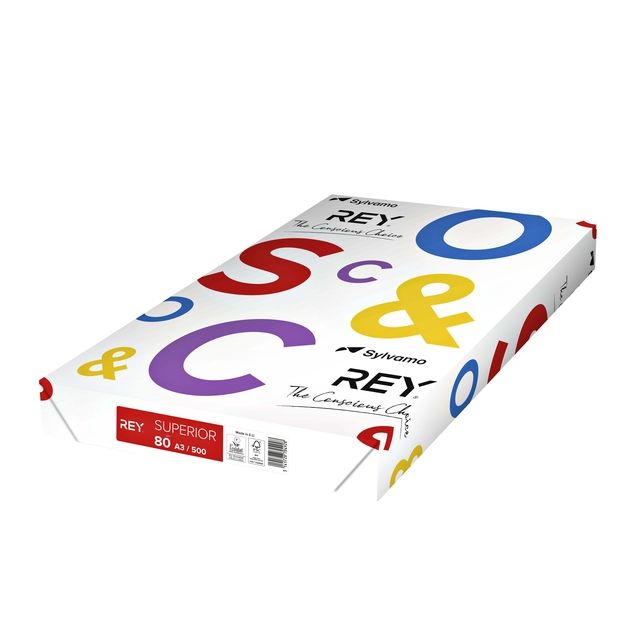 Rey -  Kopieerpapier Superior A3 80gr wit 500 vel