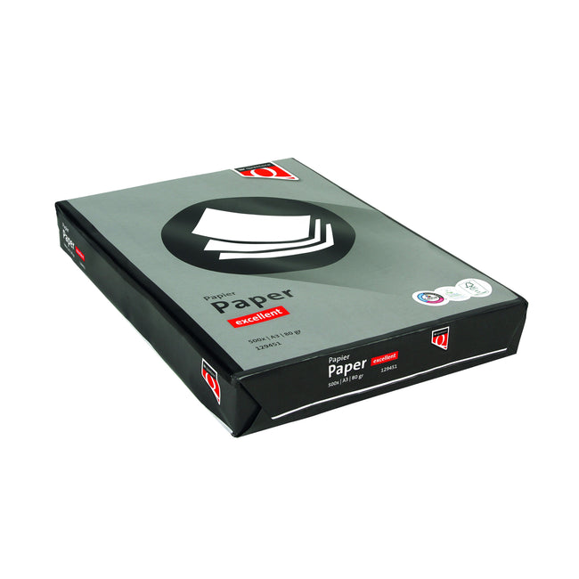 Quantore - Copy paper Excellent A3 80gr white 500 sheets | 5 pieces