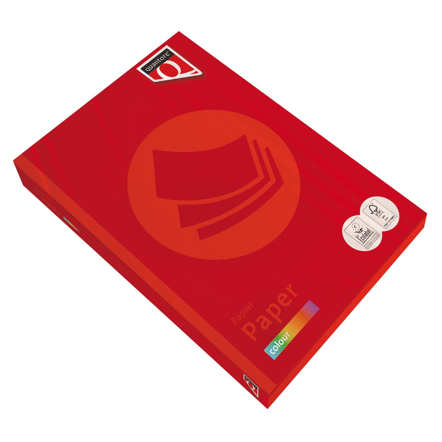Quantore - Copy paper Color A3 80gr bright red 500 sheets | 5 pieces