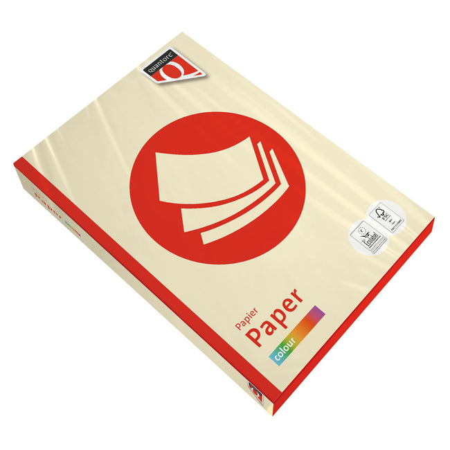 Quantore - Kopierpapier Farbe A4 160gr Elfenbein 250 Blatt