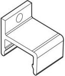 Klika - Soporte de pared transparente para estructura de madera