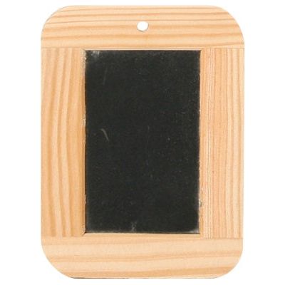 Klika - Krijtbordje met houten rand 9x12 cm30 stuks