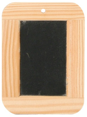 Klika -  Krijtbordje met houten rand 9x12 cm