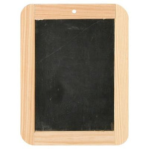 Klika - Lavagna con bordo in legno 14,5x19 cm 30 pezzi