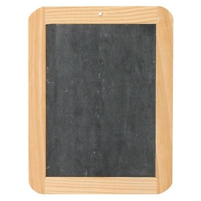 Klika -  Krijtbordje met houten rand 16,5x21,5 cm