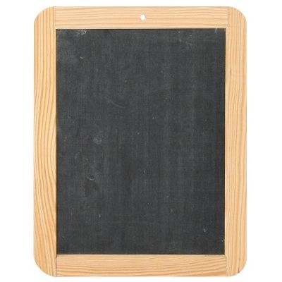 Klika -  Krijtbordje met houten rand 19x24 cm