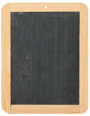 Klika -  Krijtbordje met houten rand 19x24 cm