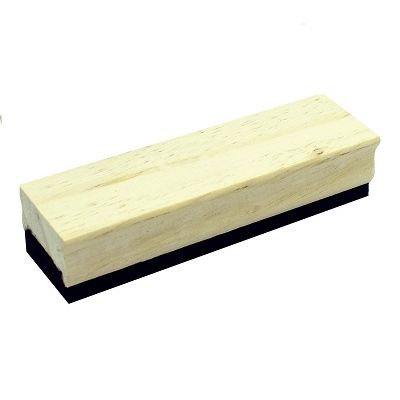 Klika - Felt board wiper, wood with 3 strips of felt
