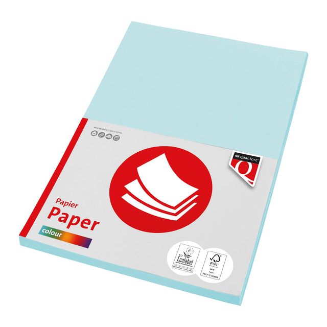 Fastprint - Copier Paper Fastprint -100 A4 80gr Blue clair | Pack de 100 draps