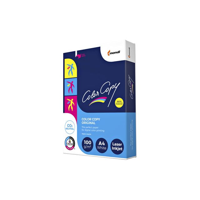 Copie de couleur - Copie couleur en papier laser A4 100gr blanc | Pack de 500 feuilles