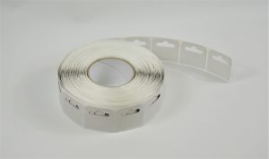Klika - Tarjeta cabecera ranura ranura 50x50 mm rollo 1000 piezas 2 piezas