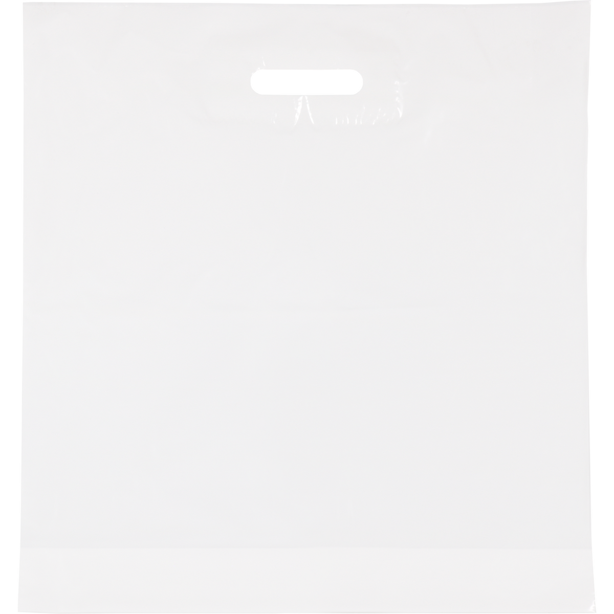 Ufficio - Borsa da trasporto neutra 450x500mm 50mu bianca