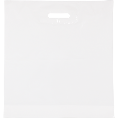 Ufficio - Borsa da trasporto neutra 450x500mm 50mu bianca