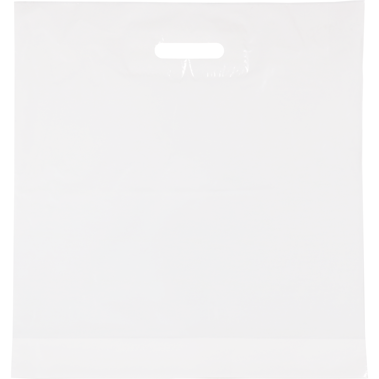 Klika -  Tas | LDPE | 45x 4x50cm | draagtas | wit | 500 stuks