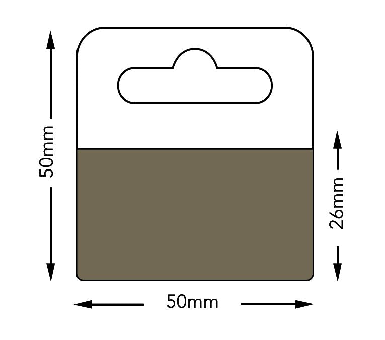 Klika - Hang-up 50x50 mm lock roll 2000 2 pezzi