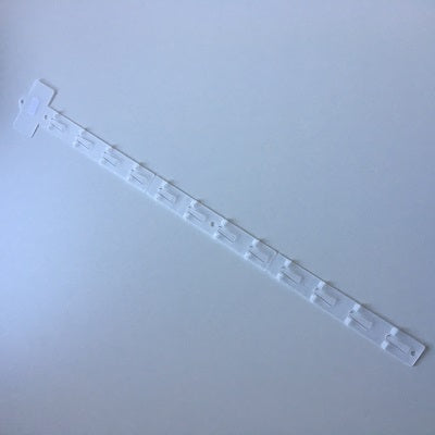 Klika - Striscia per appendere 12 clips lunghezza 58 cm 76x35mm 140 pezzi