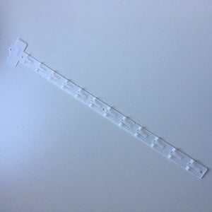 Klika - Striscia per appendere 12 clips lunghezza 58 cm 76x35mm 140 pezzi