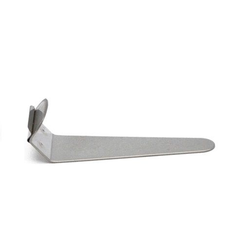 Klika - Portatarjetas de precio metal acero inoxidable 75x27mm