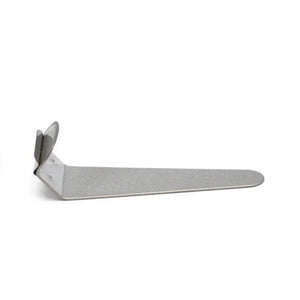 Klika - Portacarte prezzo in metallo acciaio inossidabile 75x27mm