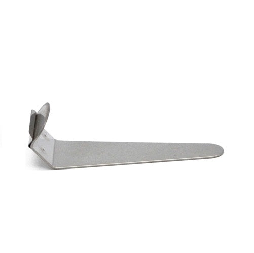 Klika - Portatarjetas de precio metal acero inoxidable 75x27mm