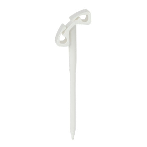 Klika - Price pen plastic white length 6cm 10 stu