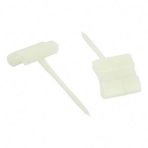 Klika - Penna prezzo plastica bianco sporco 5 cm 10 pezzi 20 pezzi