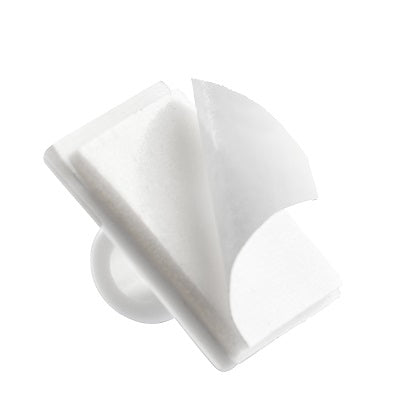 Klika - Occhiello adesivo 19x19 mm bianco 100 pezzi 11 pezzi