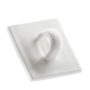 Klika - Occhiello adesivo 19x19 mm bianco 100 pezzi 11 pezzi