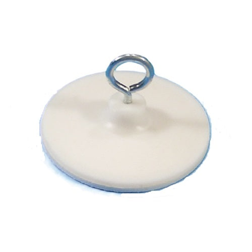 Klika - Gancio adesivo metallo bianco 38mm rotondo 50 pezzi 4 pezzi